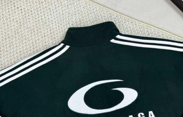 BLNCG Loop Sports Logo Zip-Up Jacket - Dark Green