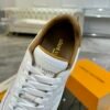 LVE White Brown Monogram Low Trainers