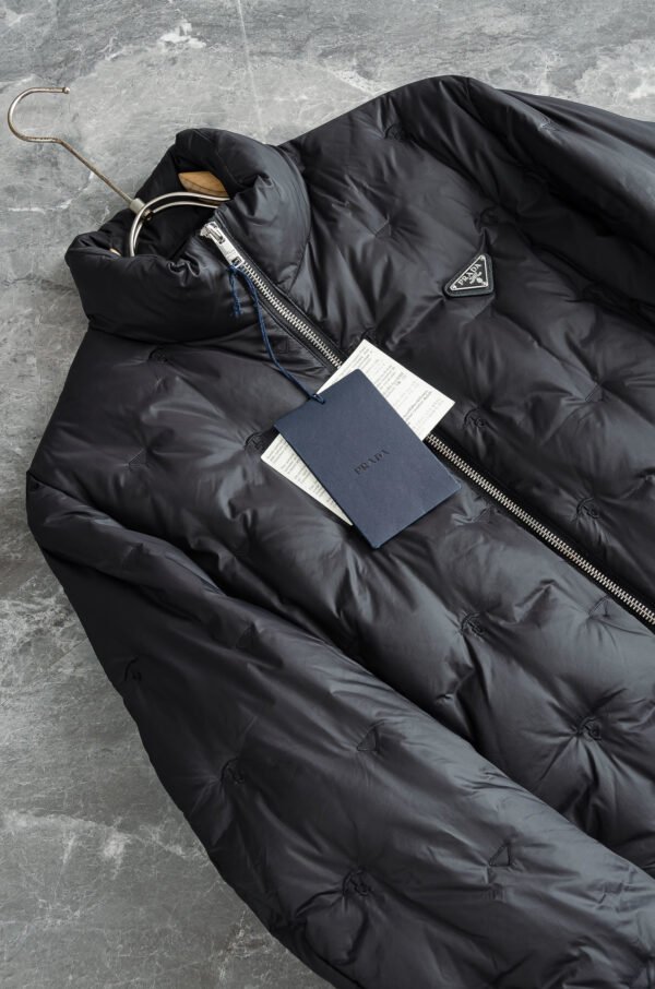 PRDA Zip Jacket with Logo Patch - Black