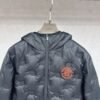 HRMS Hooded Puffer Jacket - Black