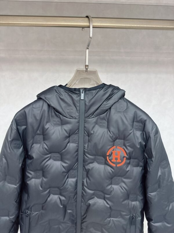 HRMS Hooded Puffer Jacket - Black