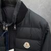 72d7d426 MNCLR Ribbed-Collar Quilted Black Jacket
