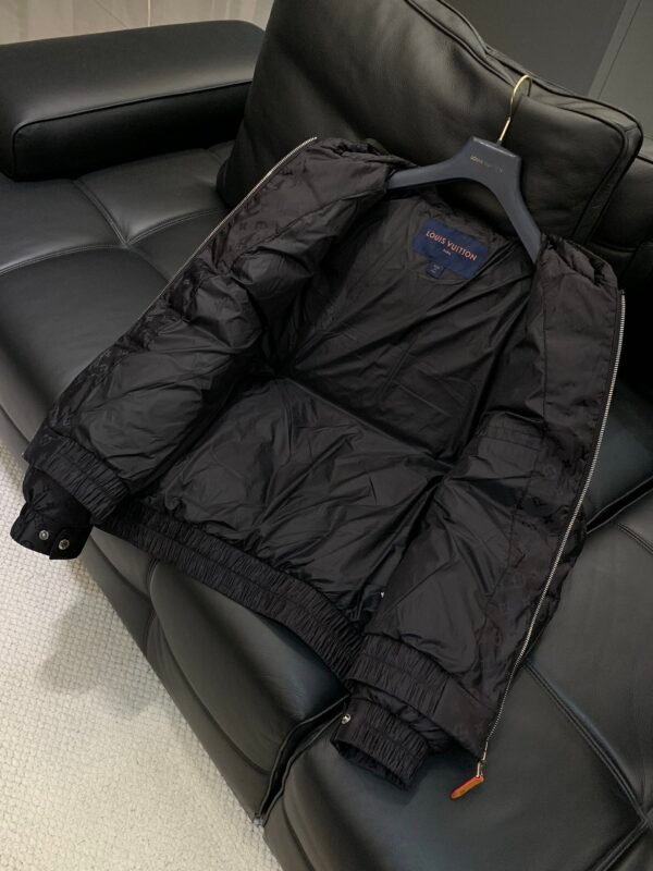 LVE Black Monogram Puffer Jacket