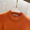 HRMS Knit Jumper with Embroidered Logo Detail - Orange