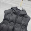 LVE Monogram Puffer Gilet - Black