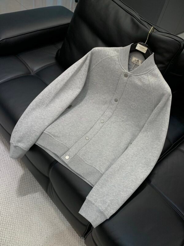 HRMS Button-Front Jacket - Grey