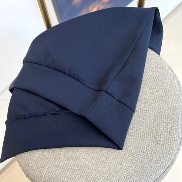 HRMS Crew Neck Jumper with Contrast Patch Detail - Navy Blue