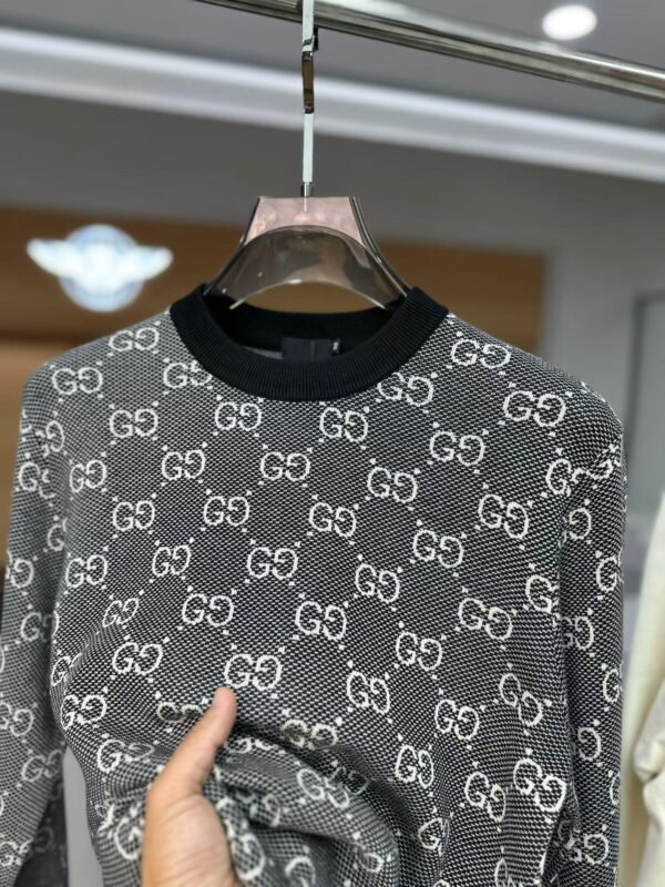GCCI All-Over Monogram Crew Neck Jumper