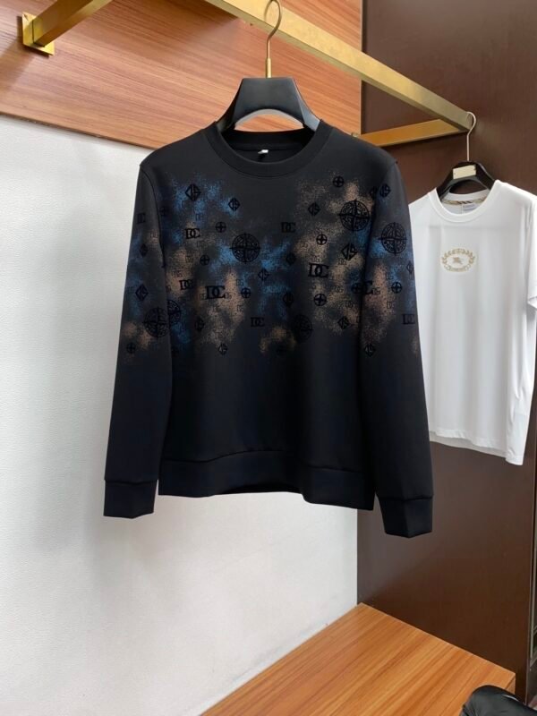 76b58e69 DG Black Crew Neck Jumper