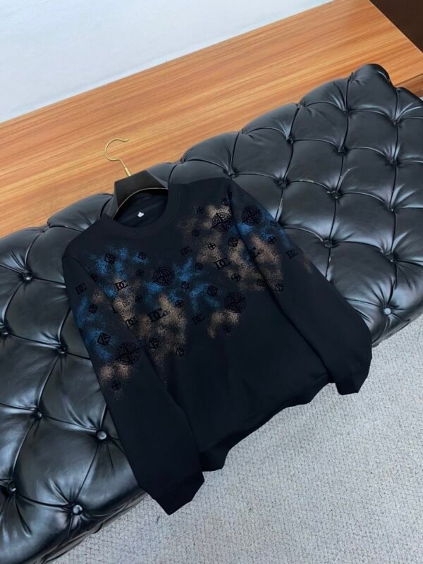 7703b62a DG Black Crew Neck Jumper