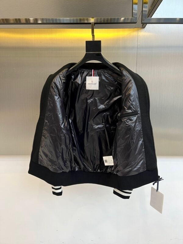 MNCLR Mixed Panel Padded Jacket - Black