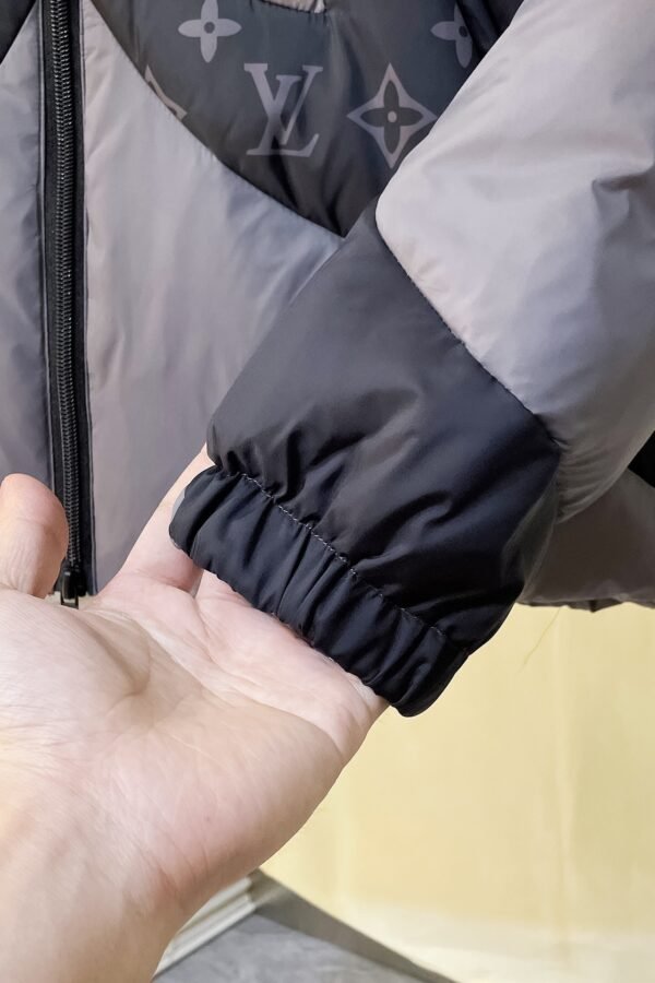 LVE Dark Grey Hooded Padded Jacket