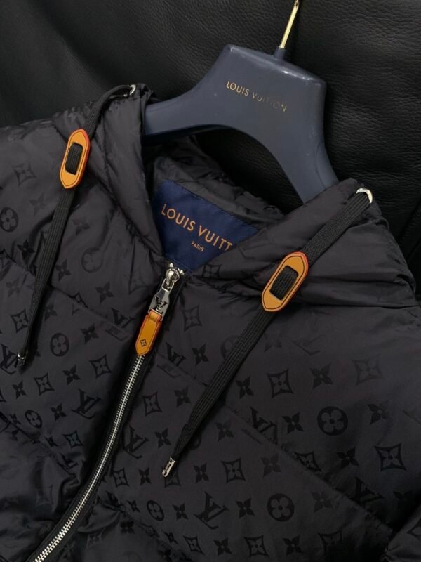 LVE Black Monogram Puffer Jacket