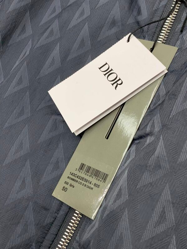 CD All-Over Geometric Pattern Jacket - Charcoal Grey