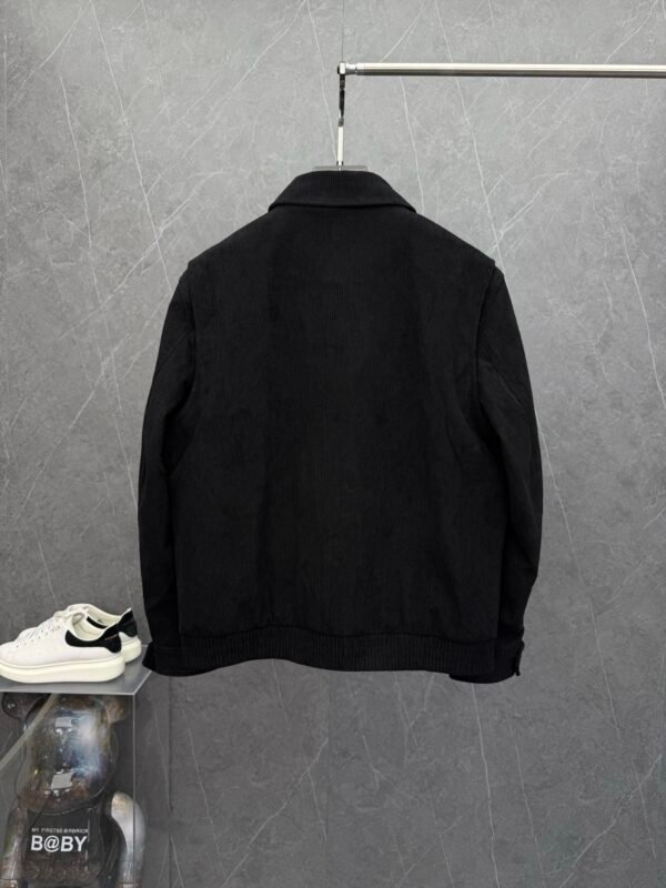 HRMS Collared Zip Jacket - Black