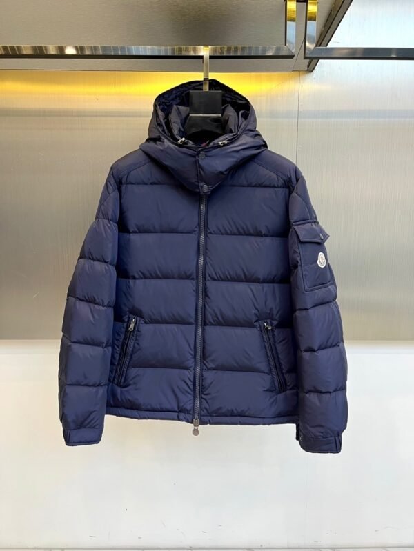 MNCLR Hooded Puffer Coat - Navy