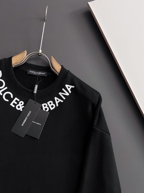 DG Logo Neckline Jumper - Black