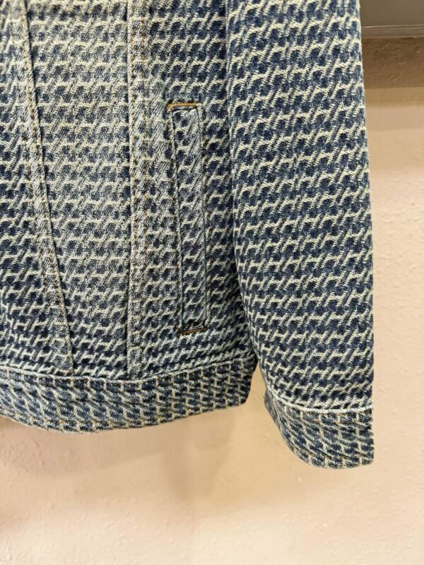 HRMS Button-Front Jacket with Logo Patch - Grey