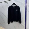 7c3782cc PRDA Crew Neck Jumper with Contrast Trim - Black