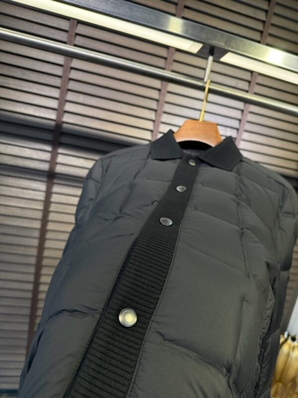 GCCI Quilted Padded Jacket - Black