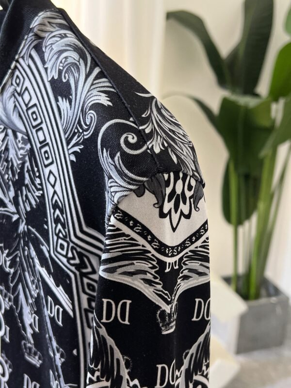 DG All-Over Print Crew Neck Jumper - Black