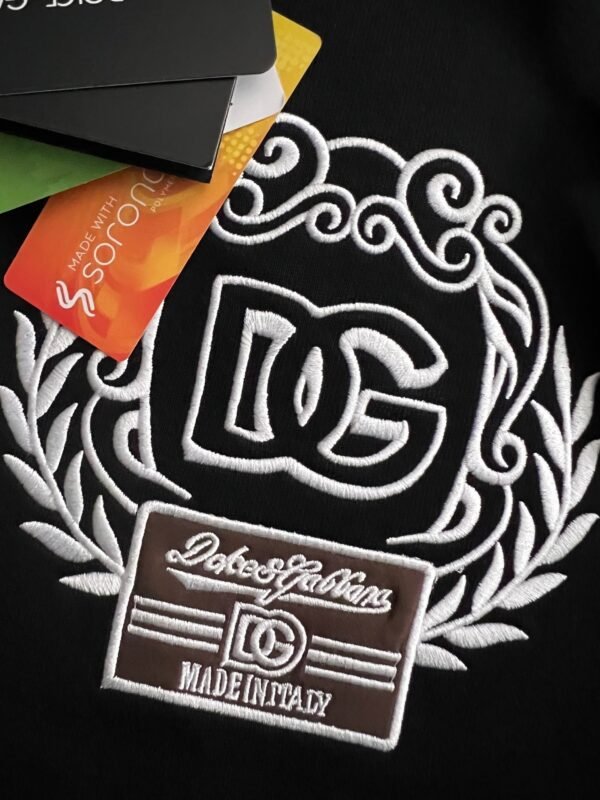 DG Embroidered Logo Hoodie - Black