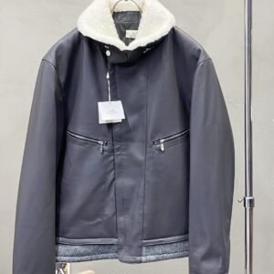 7db76640 HRMS Zip-Front Jacket - Charcoal Grey