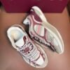 GCCI Chunky Trainers with Layered Panel Design -  Burgundy