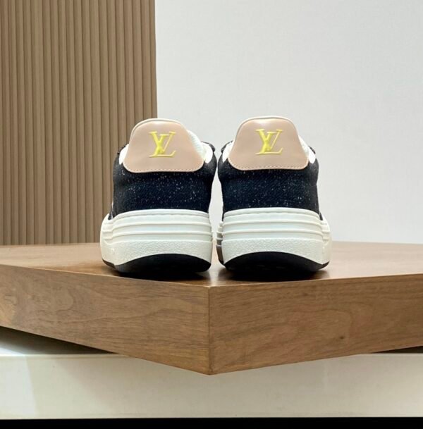 LVE Black Monogram Low-Top Trainers