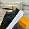 LVE Black Tan Low-Top Trainers