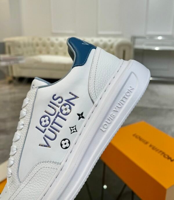 LVE Casual Low-Top Trainers - White & Blue
