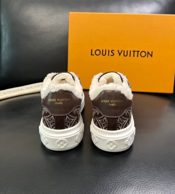 LVE Time-Out Monogram Suede Trainers - Brown