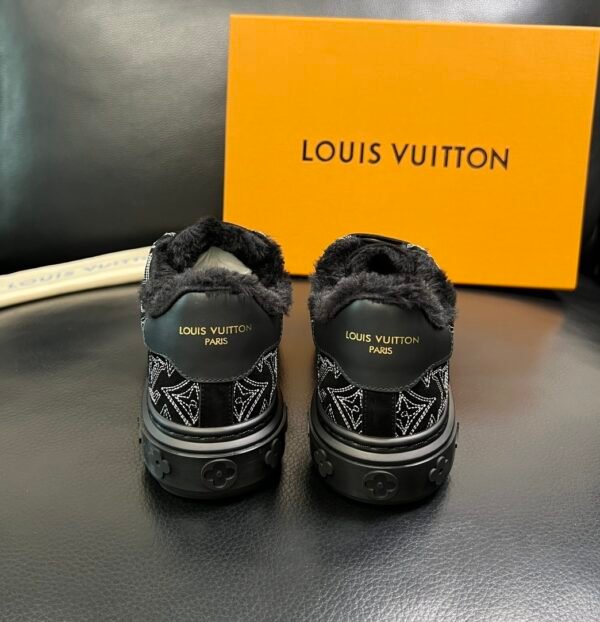 LVE Time-Out Monogram Suede Trainers – Black