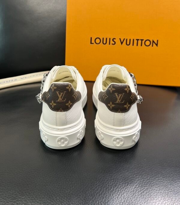 LVE Time Out Trainer | White Epi Calf Leather & Monogram Pouch