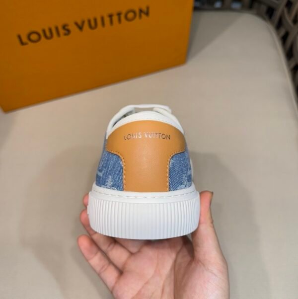 LVE Lagoon Trainers - Blue Monogram Denim Canvas