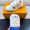 8 LVE Trainer Sneaker – White Blue Rubber Sole