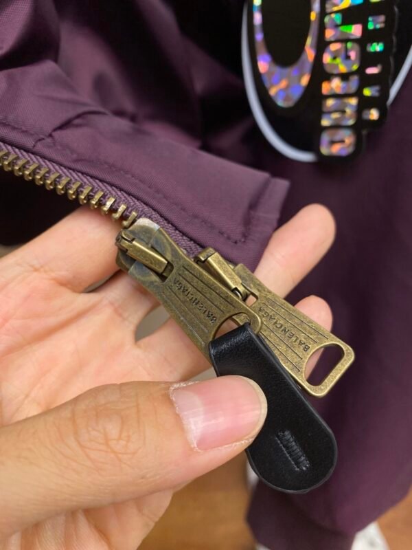 BLNCG Emblem Patch Bomber Jacket – Purple