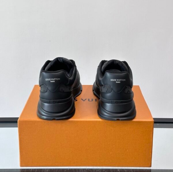 LVE Monogram-Style Low Trainers - Black