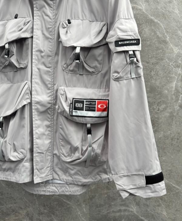 BLNCG Utility Multi-Pocket Jacket – Light Grey