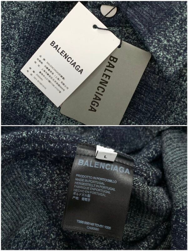 BLNCG Checkered Pattern Flannel Shirt Jacket - Blue Plaid