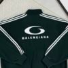 BLNCG Loop Sports Logo Zip-Up Jacket - Dark Green