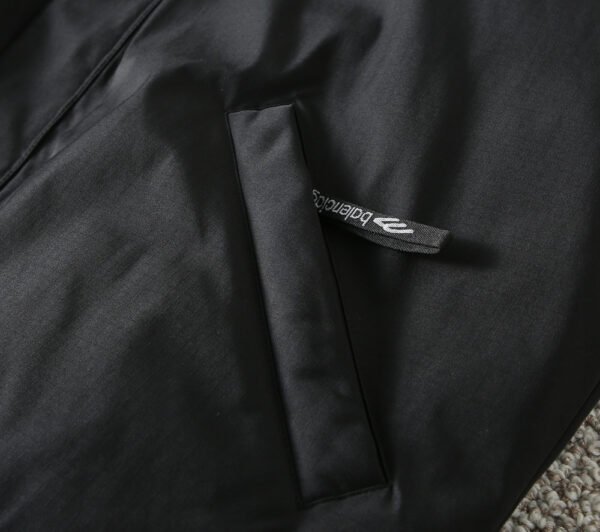 8 BLNCG Skiwear 3B Sports Logo Print Hooded Jacket - Black