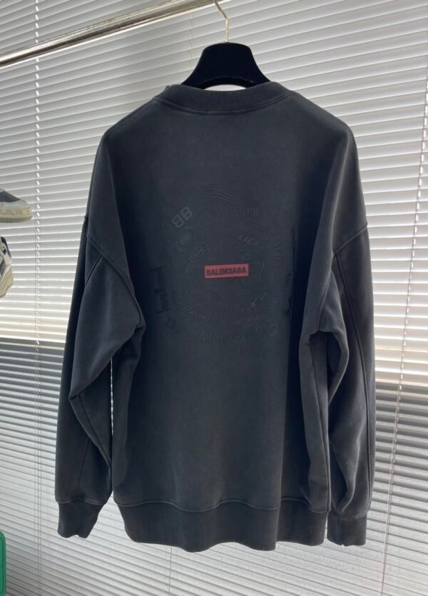 BLNCG Men's Black Crewneck Jumper