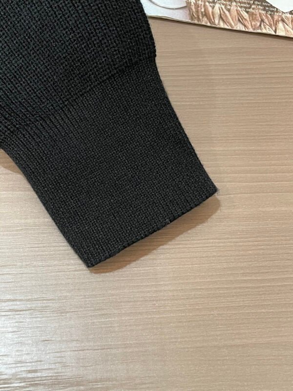 MNCLR Zip-Up Knit Jacket - Black