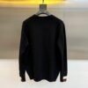 GCCI Embroidered Logo Crew Neck Jumper - Black