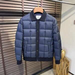 GCCI Quilted Padded Jacket - Navy