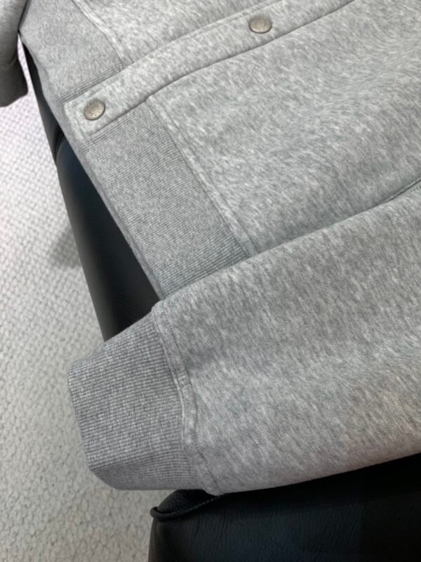 HRMS Button-Front Jacket - Grey