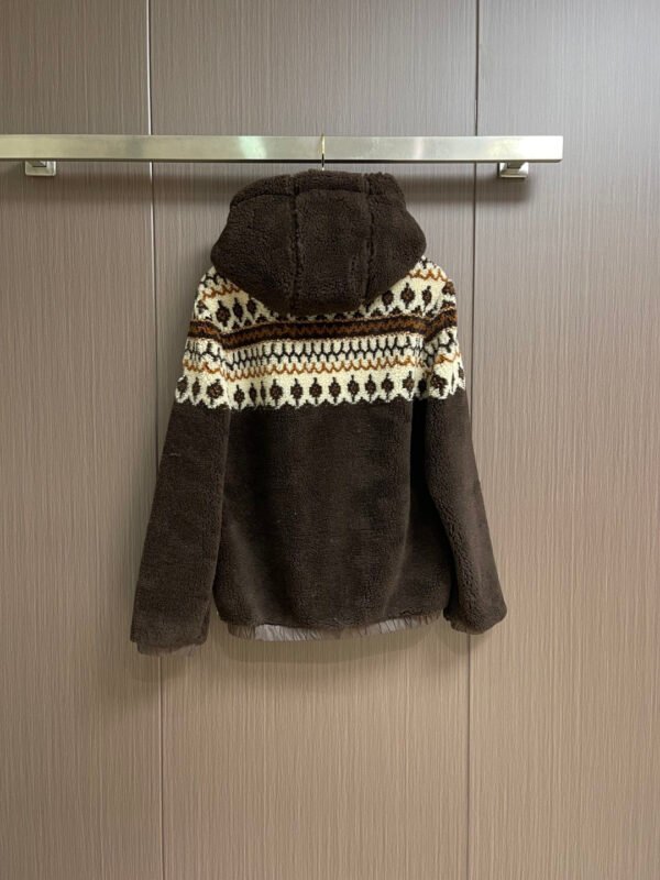 MNCLR Hooded Sherpa Fleece Jacket