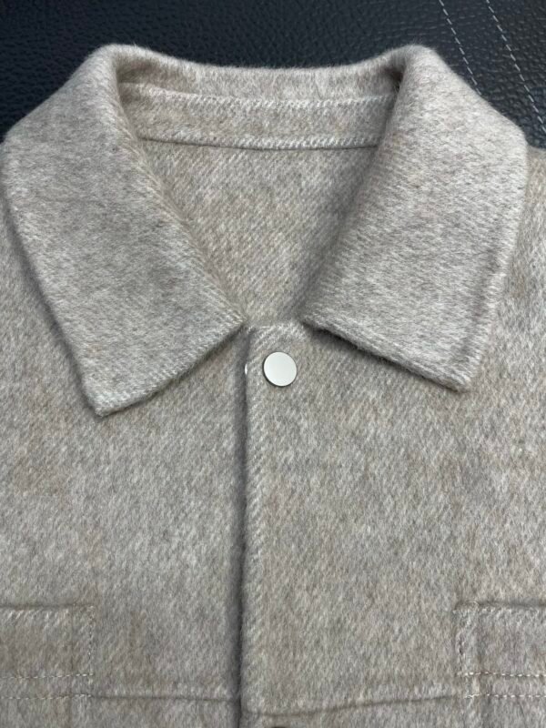 GCCI Textured Collared Button-Up Jacket