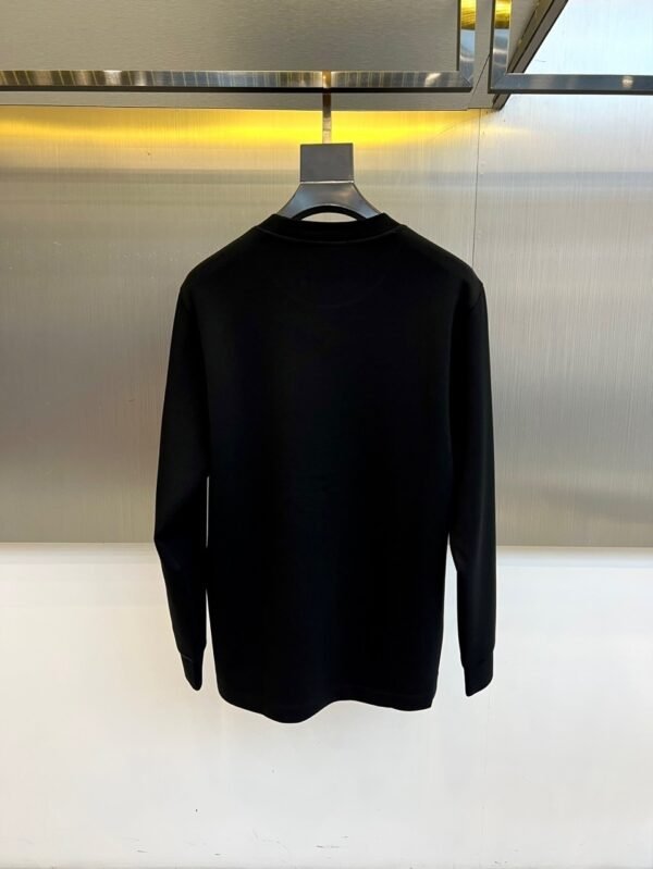 HRMS Crew Neck Jumper with Patch Detail - Black